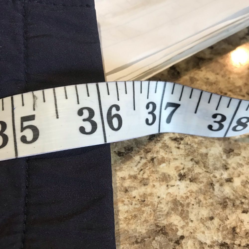 Zara Basic Blue Trench Coat Medium - image 5